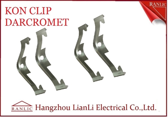 China Galvanisiertes ELEKTROEMT Conduit Fittings KEIN Stahl-Transportgestell Clip Kon Clip des Mangan-65 fournisseur