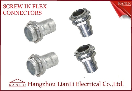 China 3/4 Zoll 1 Zoll flexibles Rohr-Installations-Ausgang-Kasten-Schrauben-Verbindungsstück mit Kontermutter fournisseur