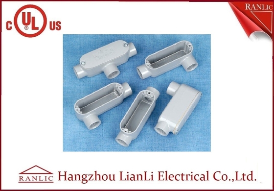 China Innengewinde NPT Reihe Gray Powder Coated Aluminum Conduit-Körper lbs LR LL C T fournisseur