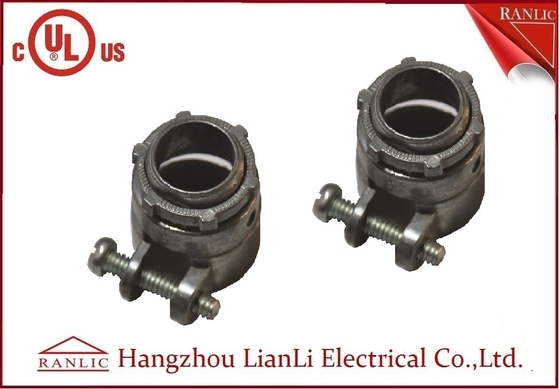 China Flexibles Rohr-gerades Pressungs-Verbindungsstück-elektrisches Zink Druckguß UL-Zustimmungen fournisseur