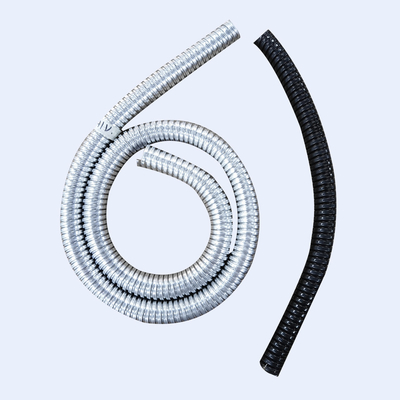 China Elektrisches Rohr Gray Black Pvc Coated Flexibles 0,22 bis 0.60mm Stärke fournisseur