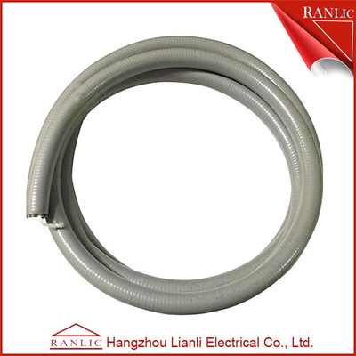 China Beschichtete wasserdichtes flexibles elektrisches Rohr PVC des Grau-1/2 mit Baumwolldraht fournisseur