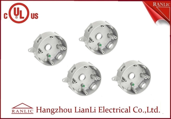 China Grey Aluminum Round Weatherproof Conduit packen 5 Löcher 1/2“ 3/4&quot; ein fournisseur