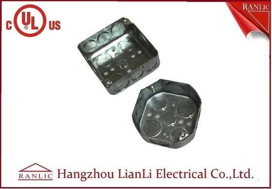 China Quadrat und Octangular Stahlstärke des ausgang-Kasten-Metallanschlusskasten-1.6mm fournisseur