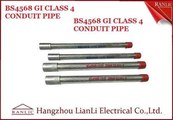 China Klasse 4 25mm GI Rohr-Klasse 4 galvanisierte elektrisches Rohr für Projekt direkt fournisseur
