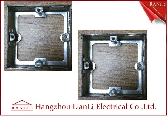 China Elektrische StahlAusscheidungswettkämpfe Gruppen-Kasten-Erweiterungs-Ring With Adjustable Ears 20mm 25mm fournisseur