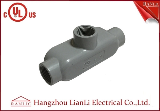 China 2&quot; 3&quot; Grau PVC beschichteten steifen Aluminiumrohr-Körper mit oder ohne Schrauben fournisseur