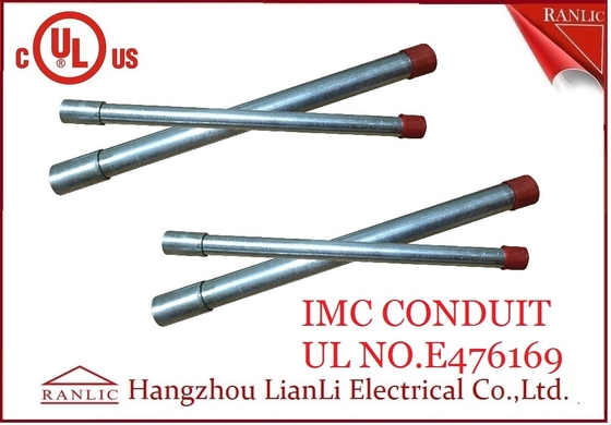 China Weißes dünnes elektrisches Rohr galvanisierte des Wand-Stahl-IMC 1-1/2 Zoll des Zoll 1-1/4 fournisseur