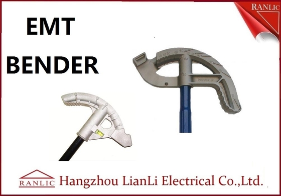 China 3/4&quot; 1&quot; Aluminium-Werkzeuge EMT Conduit Bender Conduit mit blauem/gelbem/weißem Griff fournisseur
