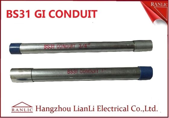 China Elektrische BS31 Klasse 3 und Classs 4 Gi-Leitungsrohr 4&quot; und 3.75M Length fournisseur