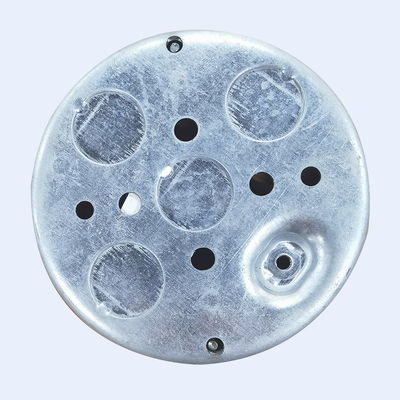 Tiefe runde Anschlusskasten-Stahlabdeckung 1/2“ 1/4&quot; 3/4&quot; galvanisiertes Ende fournisseur