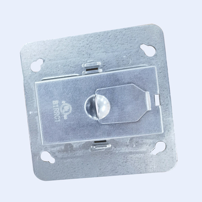 Tiefe runde Anschlusskasten-Stahlabdeckung 1/2“ 1/4&quot; 3/4&quot; galvanisiertes Ende fournisseur