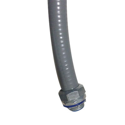 3/4&quot; wasserdichtes flexibles Metallrohr-heißes Bad-Spulen-Grau PVC beschichtete fournisseur